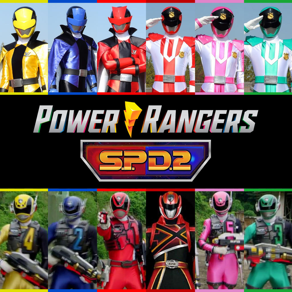Palette LupinPat Rangers vs Power Rangers SPD by Bilico86 on DeviantArt