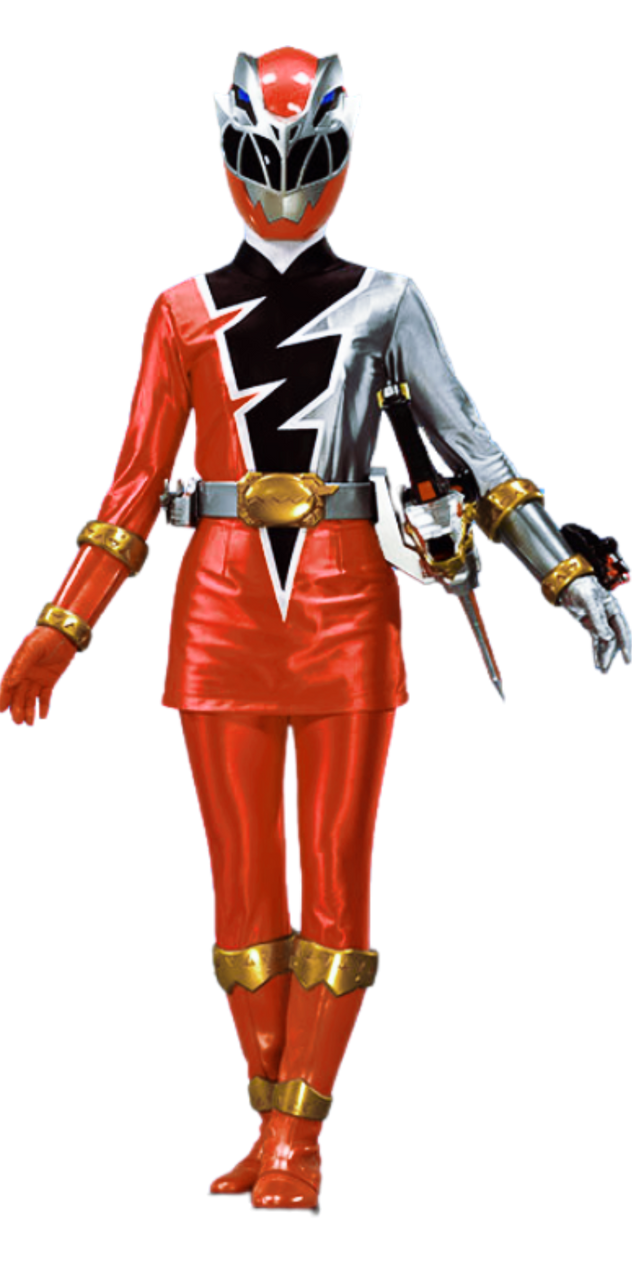 Amelia Red Ranger Dino Fury Version by Bilico86 on DeviantArt