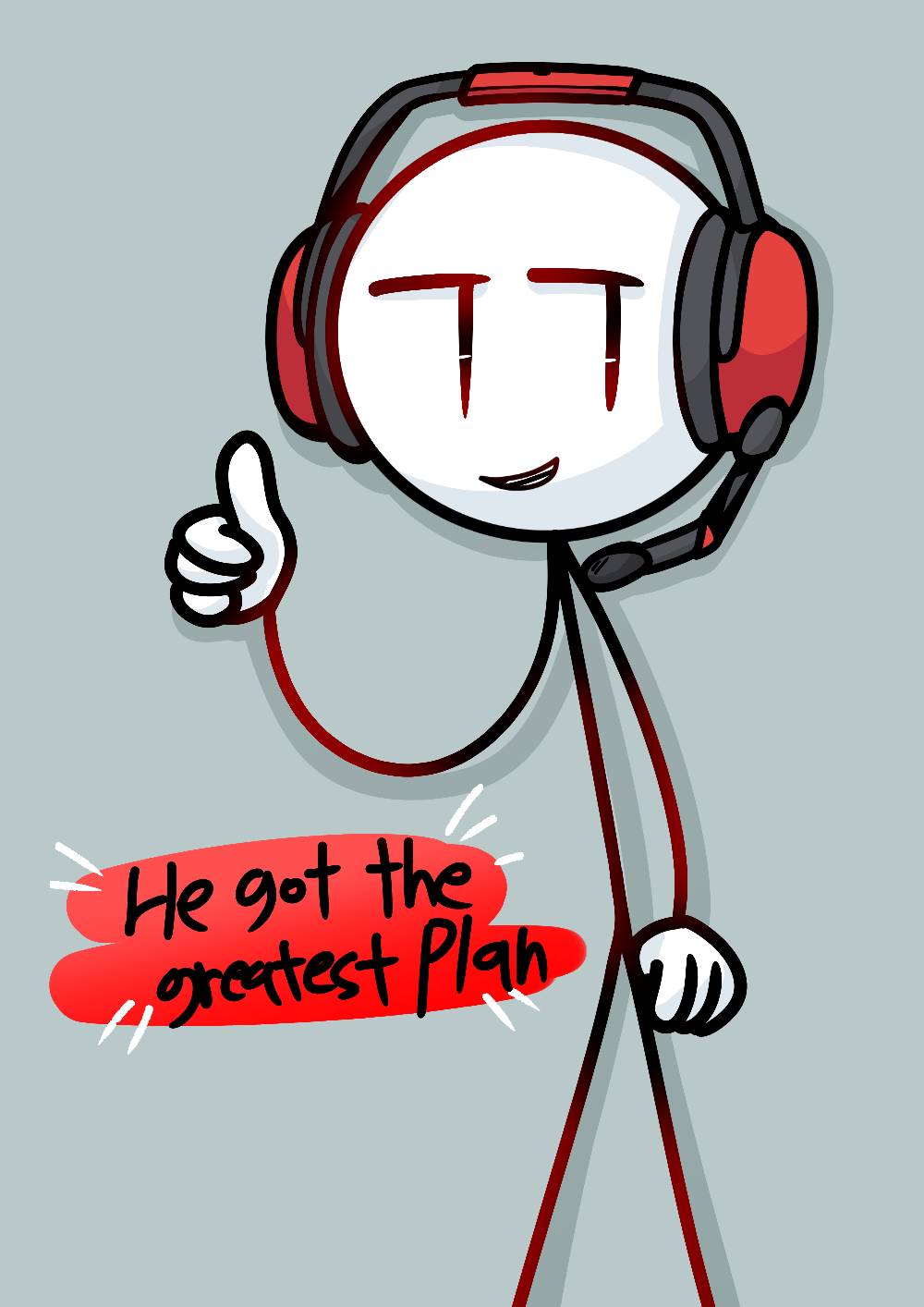 Henry Stickmin watching a blank meme by BloxStacker3000 on DeviantArt