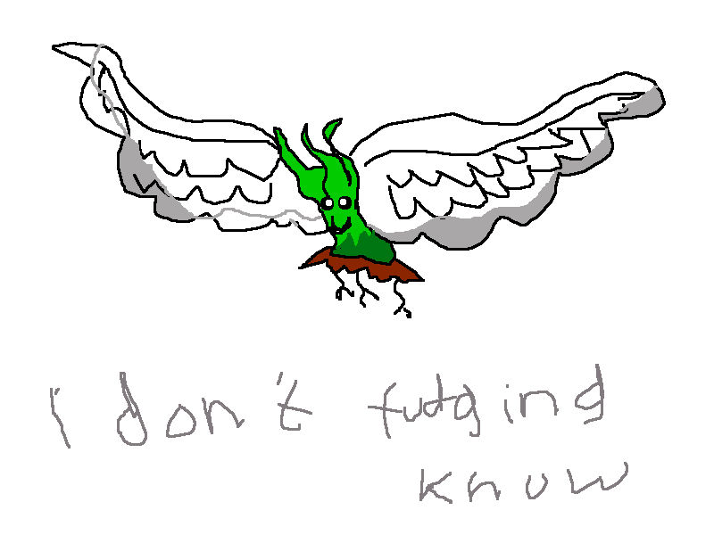 Sketchful: Gras ... Flying ... Type-Fakemon by A-L-W-Pikachu on DeviantArt