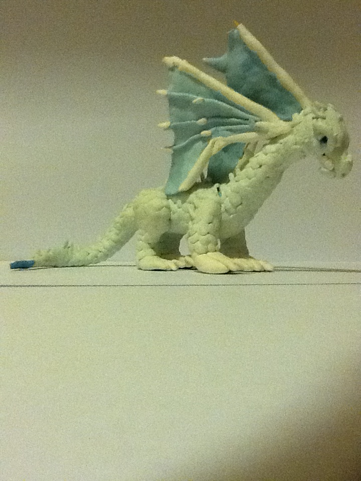 frost dragon sculpture