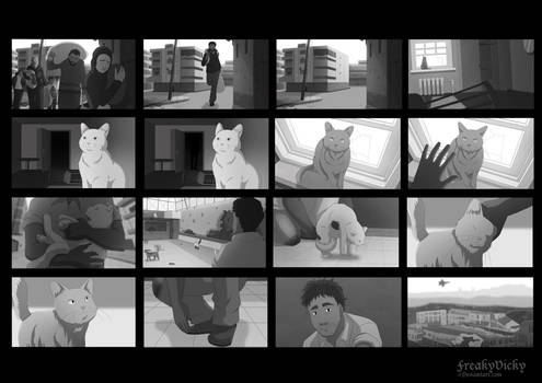 Storyboard: Save the cats! wip