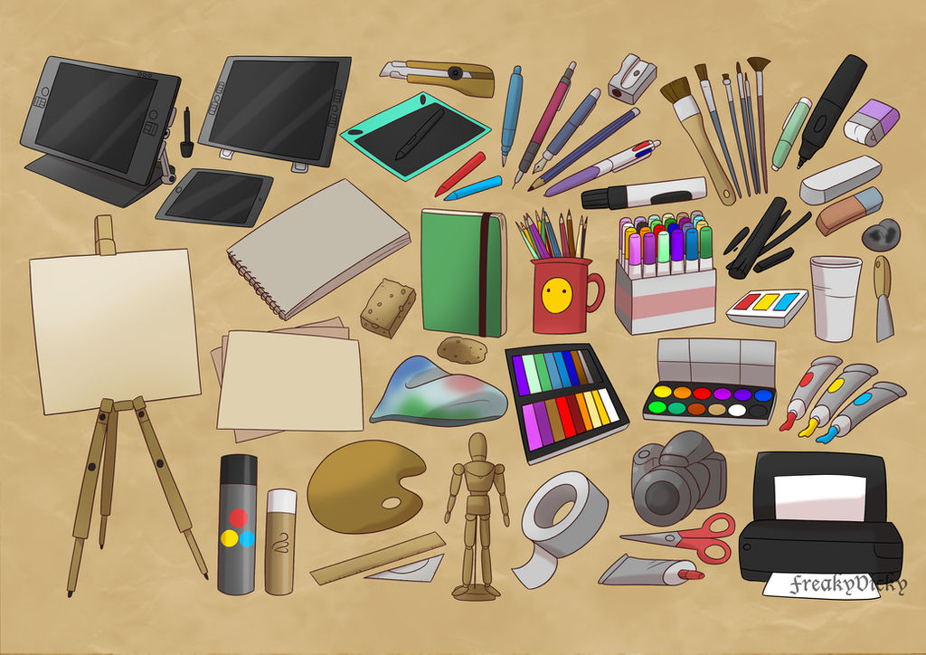 Items for art by FreakyVicky on DeviantArt