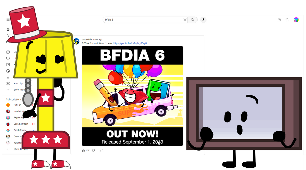 BFDIA 6 IS RELEASED!?!? by Windowisback on DeviantArt