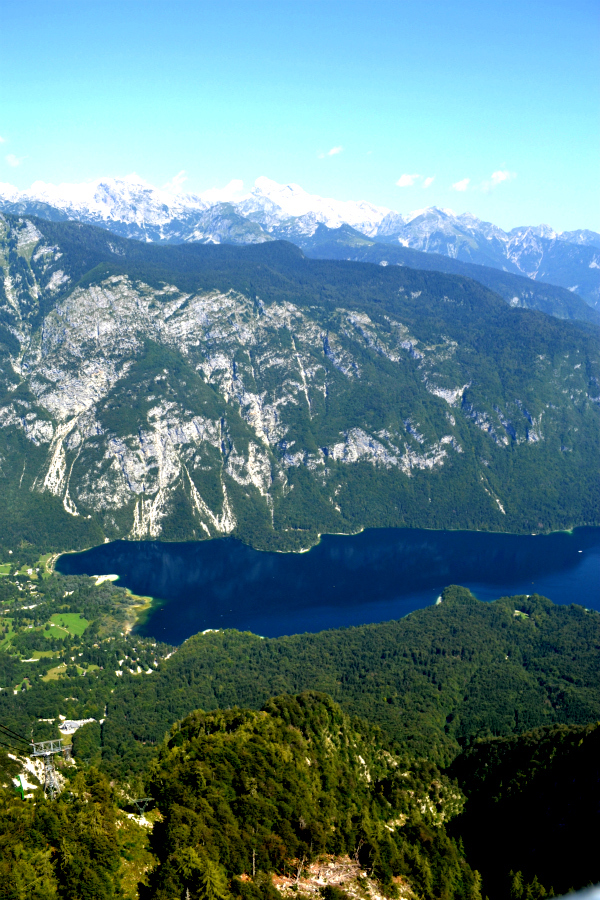 I love the view of lake Bohinj.. in Slovenia