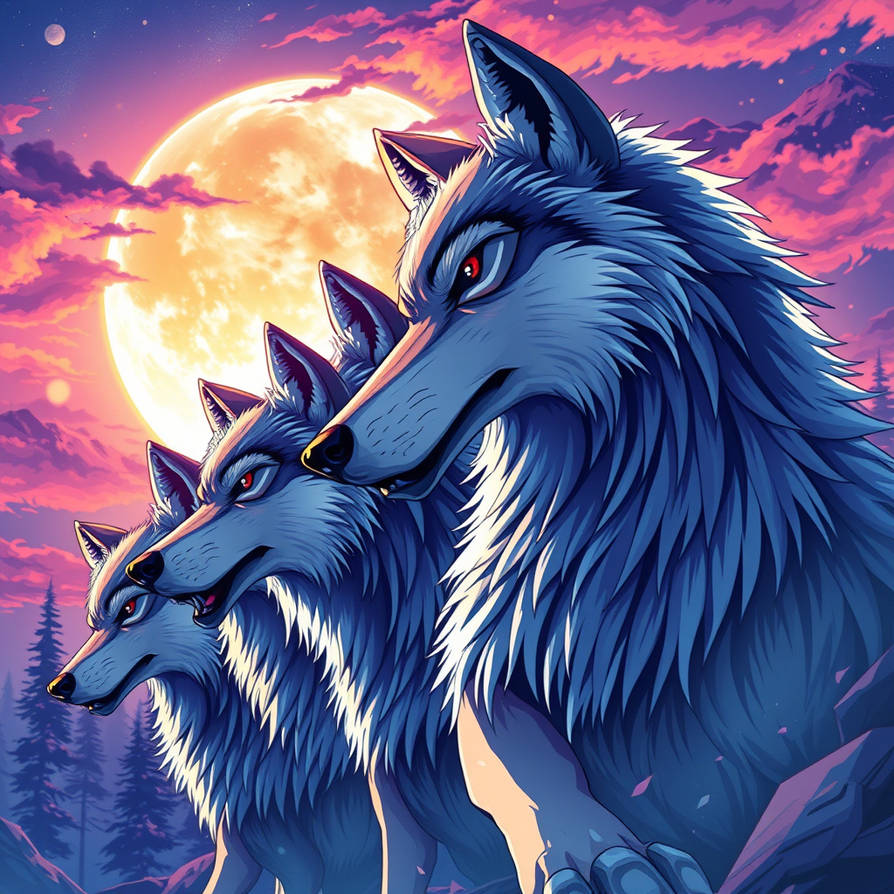 Wolf Shadow Pack Wolf pack by hu12Kj on DeviantArt