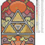 Triforce Stained Glass