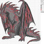 Black and Red Dragon