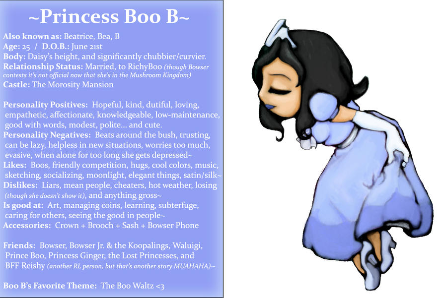 Princess Boo B - Bio 2