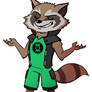 Green Lantern Rocket Raccoon