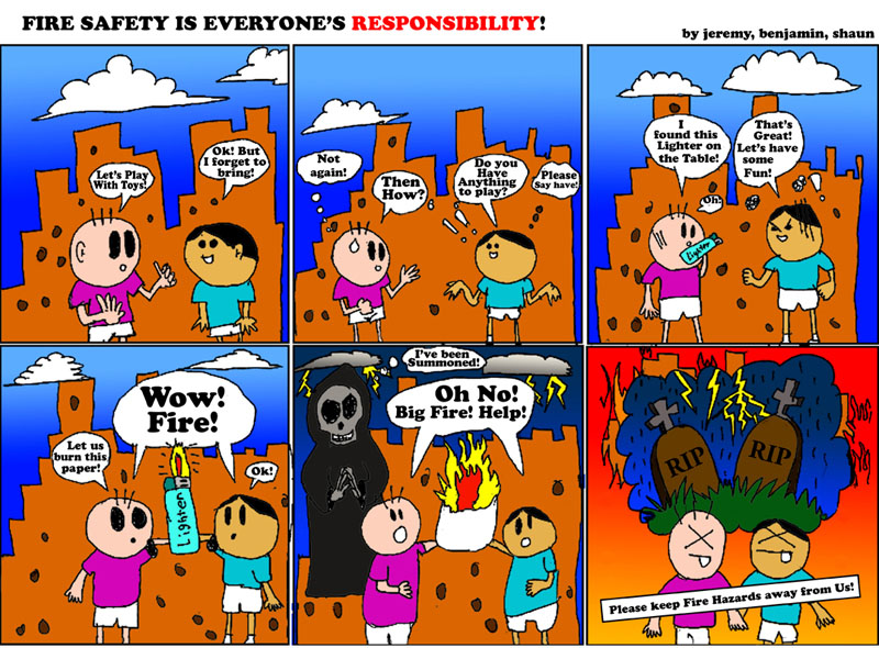 Safety Comic Strips