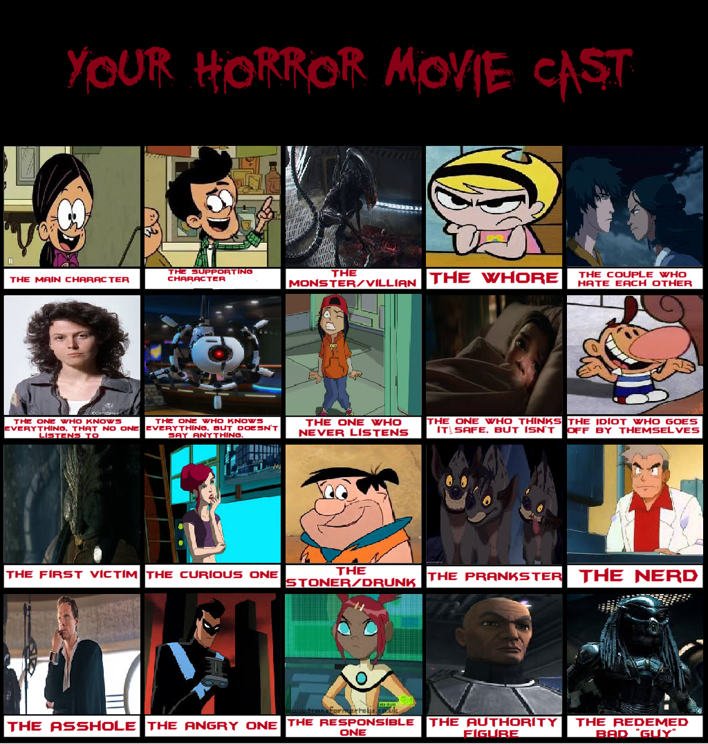 Make Your Own Horror Game Cast Meme by shadowninja287 on DeviantArt