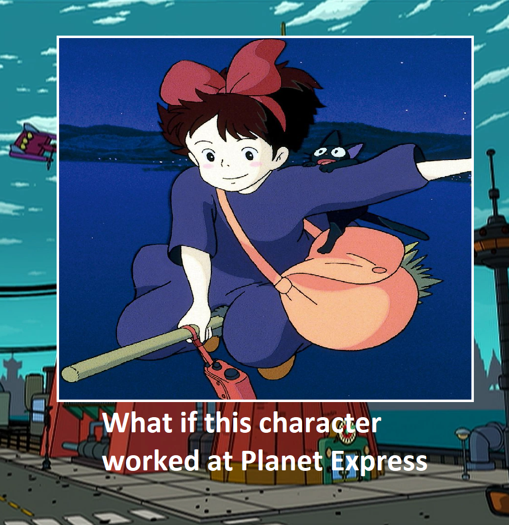 What if Kiki worked at Planet Express by shadowninja287 on DeviantArt