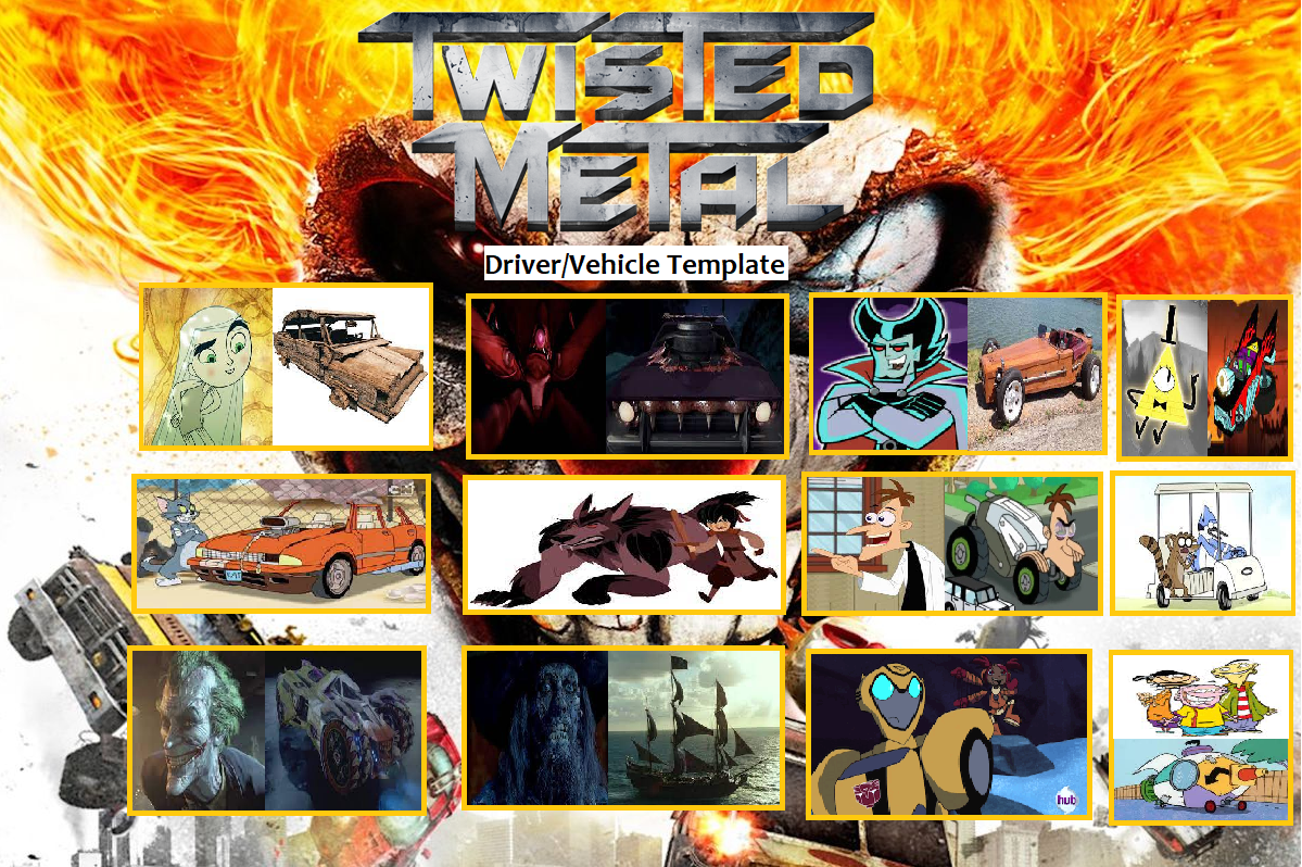 Twisted Metal 2 Characters by RicardoAmorim0709 on DeviantArt