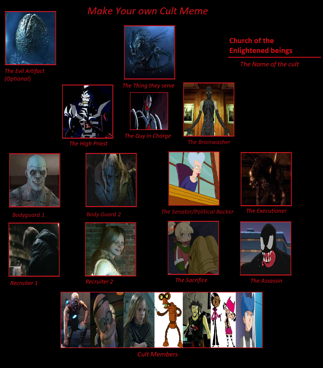 Make Your Own Horror Game Cast Meme by shadowninja287 on DeviantArt