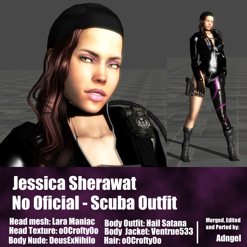 Jessica Sherawat FanMod Scuba Outfit