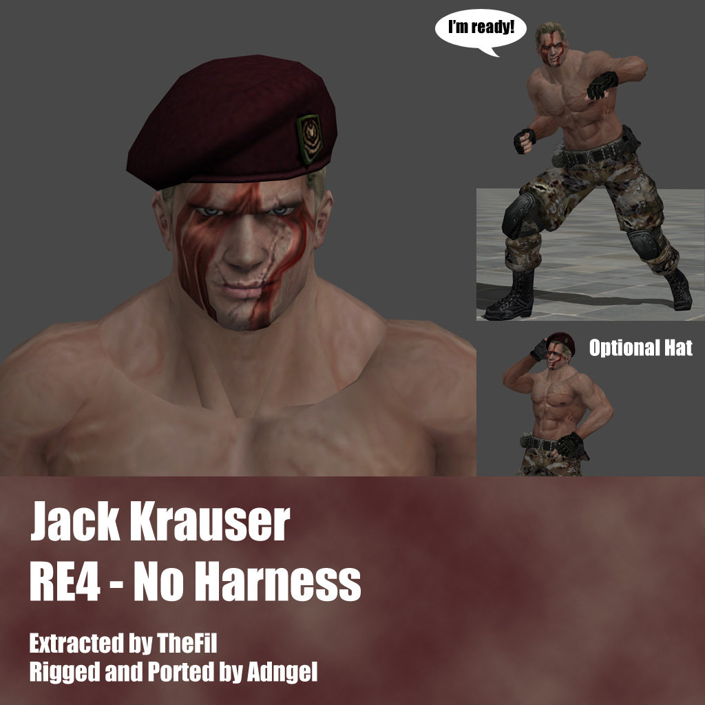 Jack Krauser (RE4 Remake) by Datmentalgamer on DeviantArt