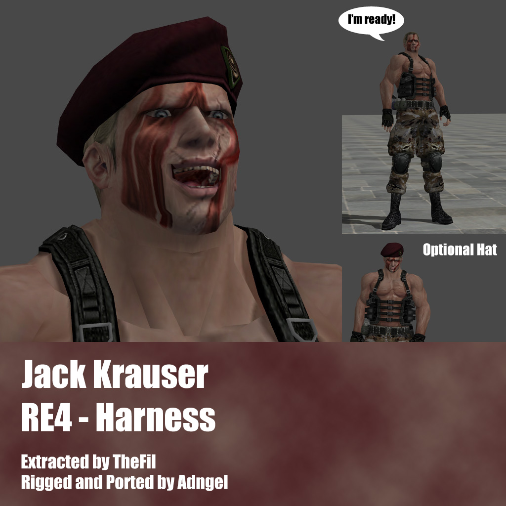 Jack Krauser (RE4 Remake) by Datmentalgamer on DeviantArt