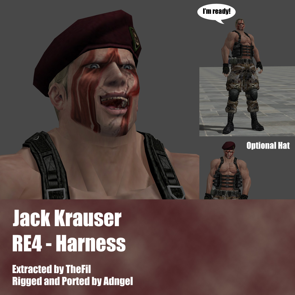 Jack Krauser XPS by davoth on DeviantArt