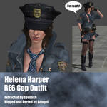 Helena Harper RE6 Cop Outfit