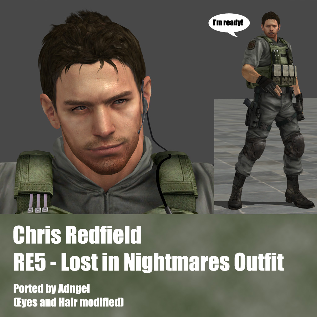 Chris Redfield RE5 Lost in Nightmares