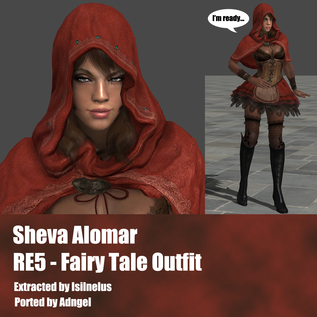 Sheva Alomar RE5 Fairy Tale Outfit