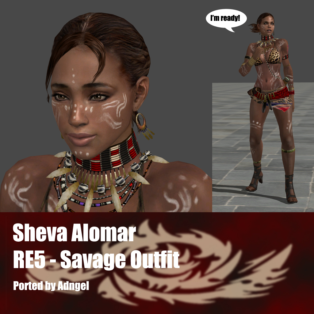 Sheva Alomar RE5 Savage Outfit.