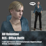 Jill Valentine RES Office Outfit