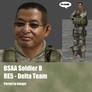 BSAA Soldier B RE5 Delta Team