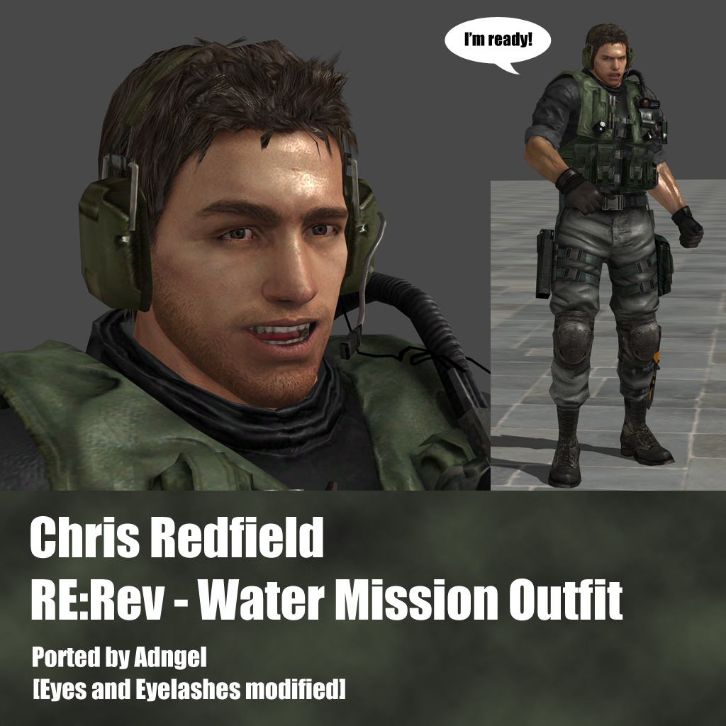 Chris Redfield RE:Rev Water Mission Outfit