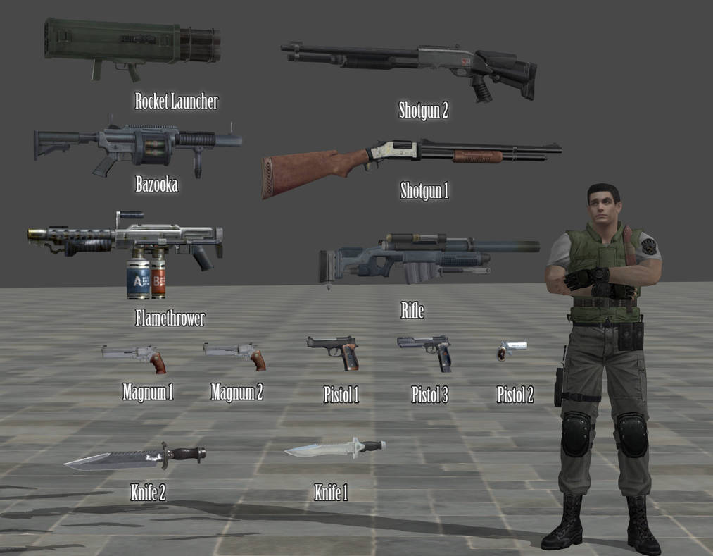 Cod Inventory Pack Inventory Weapons Pack RE: Remake by Adngel on DeviantArt