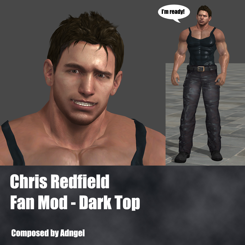 Chris Mod One Chris Redfield Fan Mod Dark Top by Adngel on DeviantArt