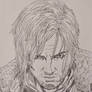 Leon Kennedy | fineliner drawing | WIP