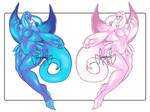 Seahorse Orcadragon Adopts -CLOSED- by JunkYardRabbit