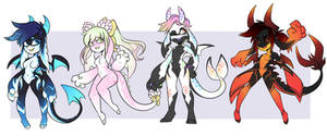 Guest Artist Jizue - Orcadragon Adopts [CLOSED]