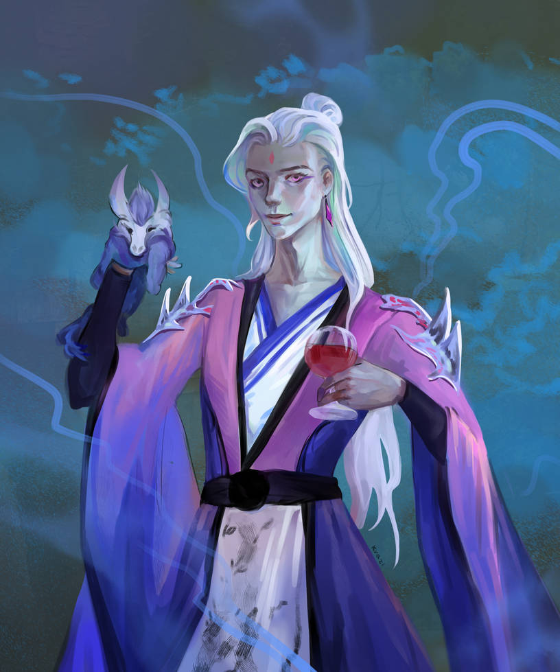 Humanization of the blue buff in Mobile Legends by Kvazi-art on DeviantArt