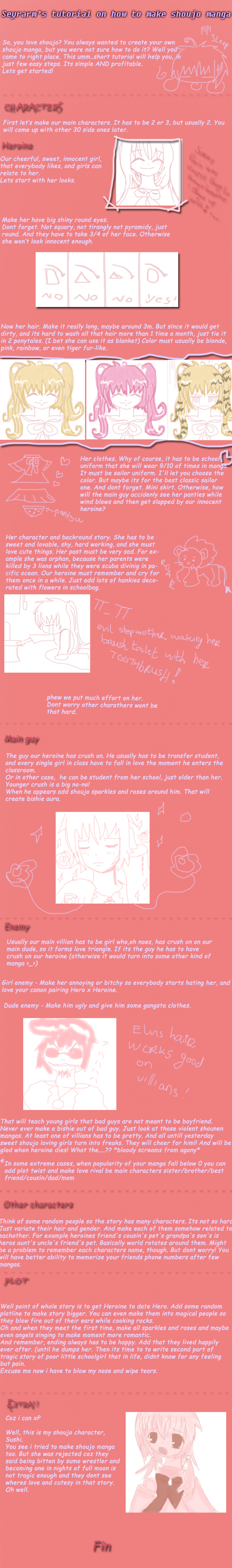 How to make shoujo manga