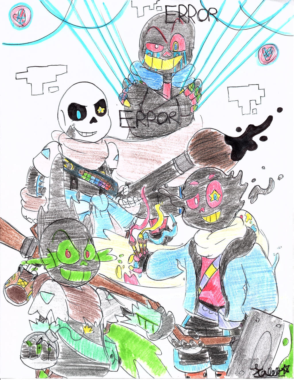 Error Ink Family by Starhunter96 on DeviantArt
