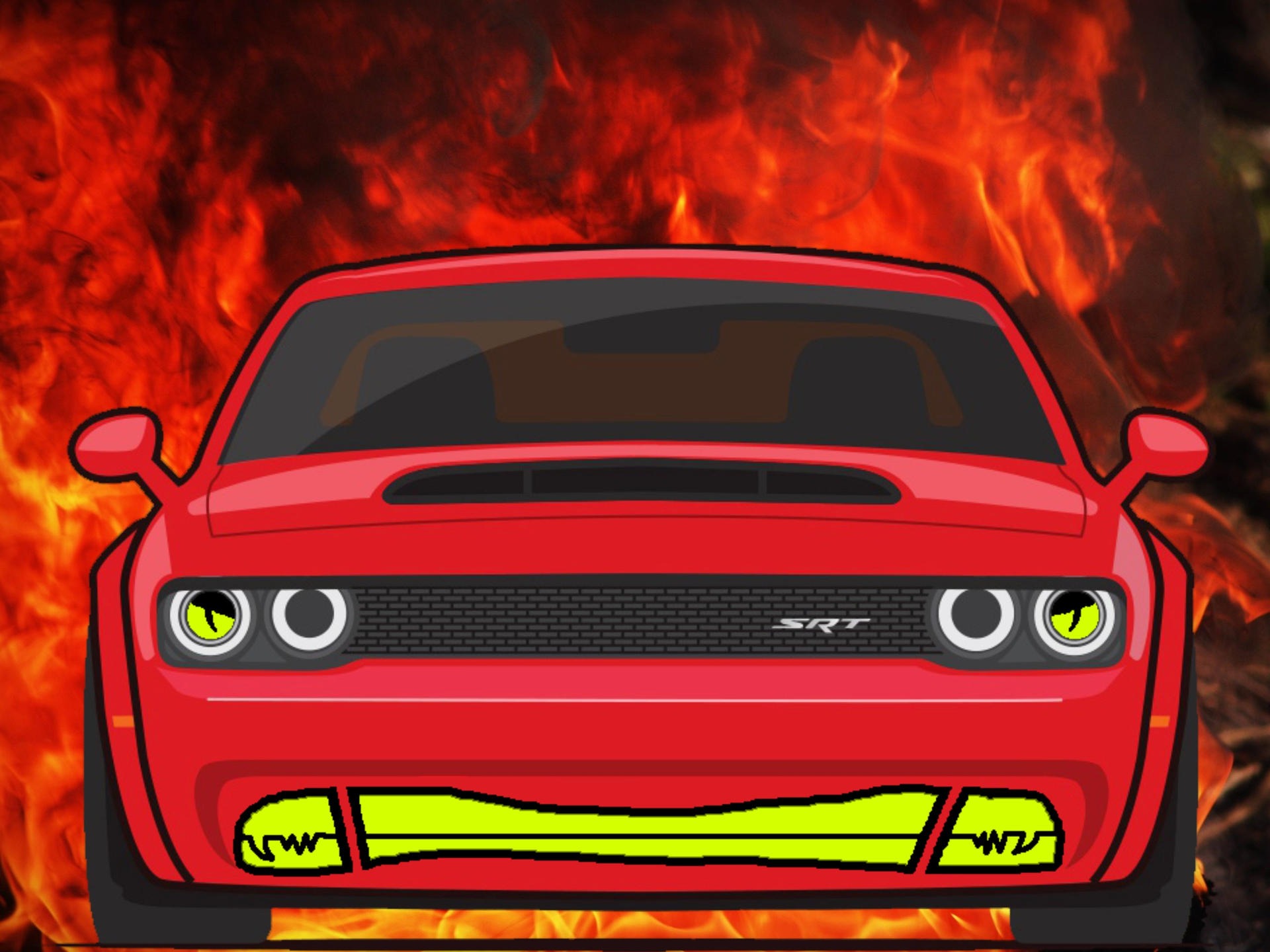 Cars Demons Monster