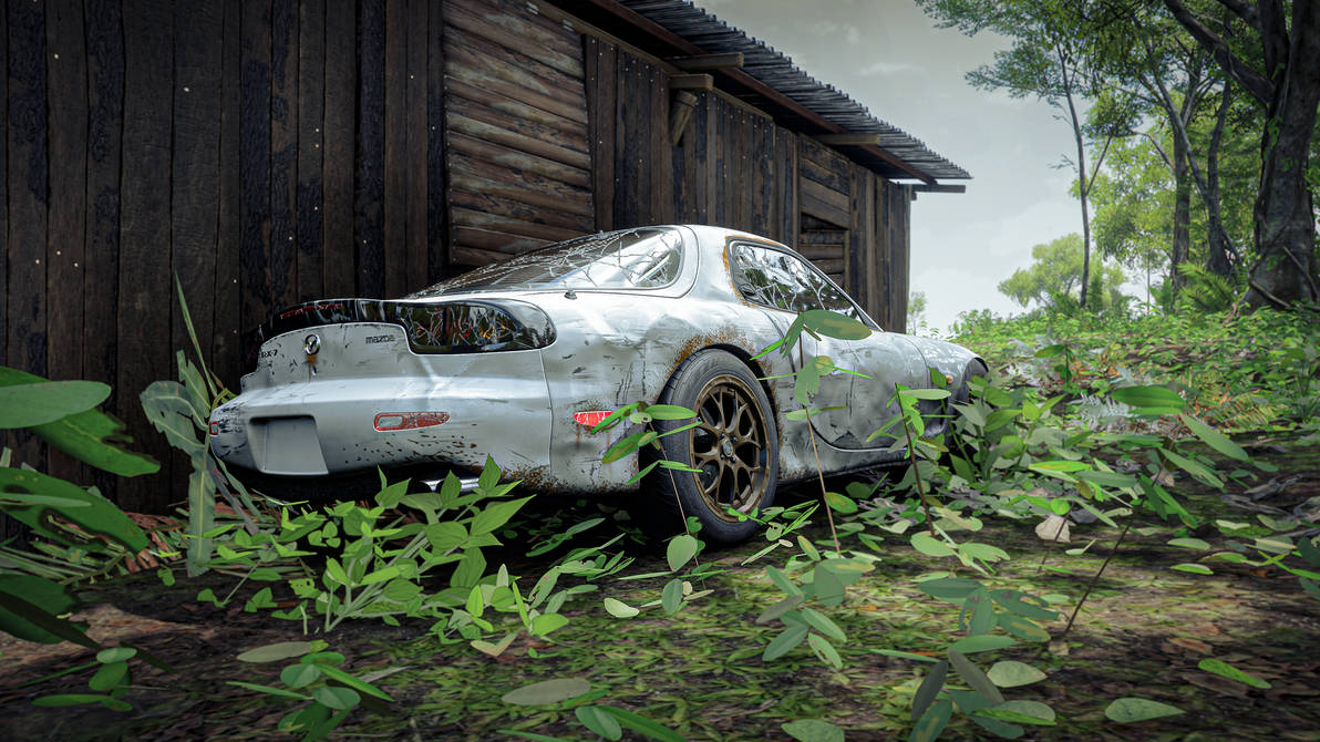 Rustied Rx 7 Rusty Mazda RX7 by ByBunyamin on DeviantArt