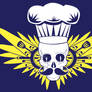 Cooking Skull - yellow and Blue