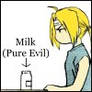 Milk is evil.