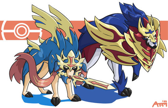 Zacian-Hero and Crowned by RedDemonInferno on DeviantArt