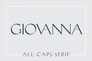 Giovanna   Luxury Serif