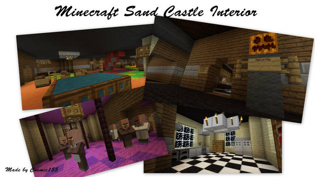 Minecraft Sand Castle Interior By Cosmic155 On Deviantart