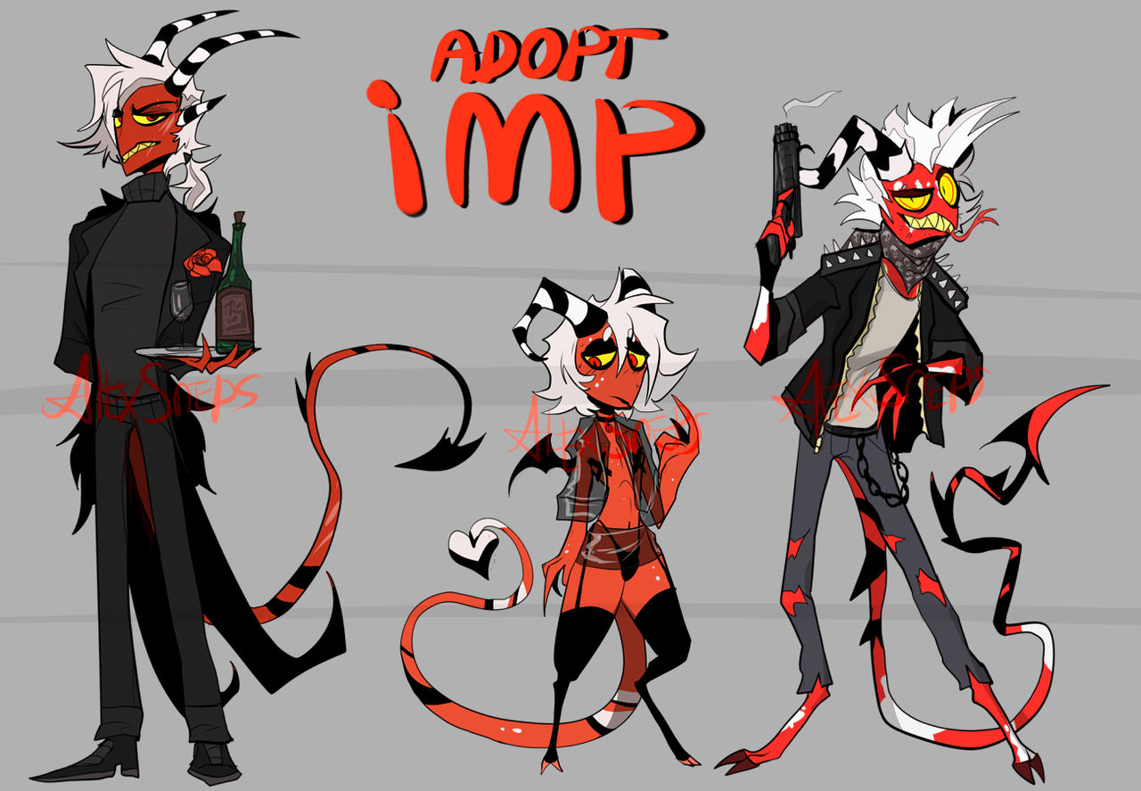 IMP ADOPT SOLD helluva boss by AlexSneps on DeviantArt