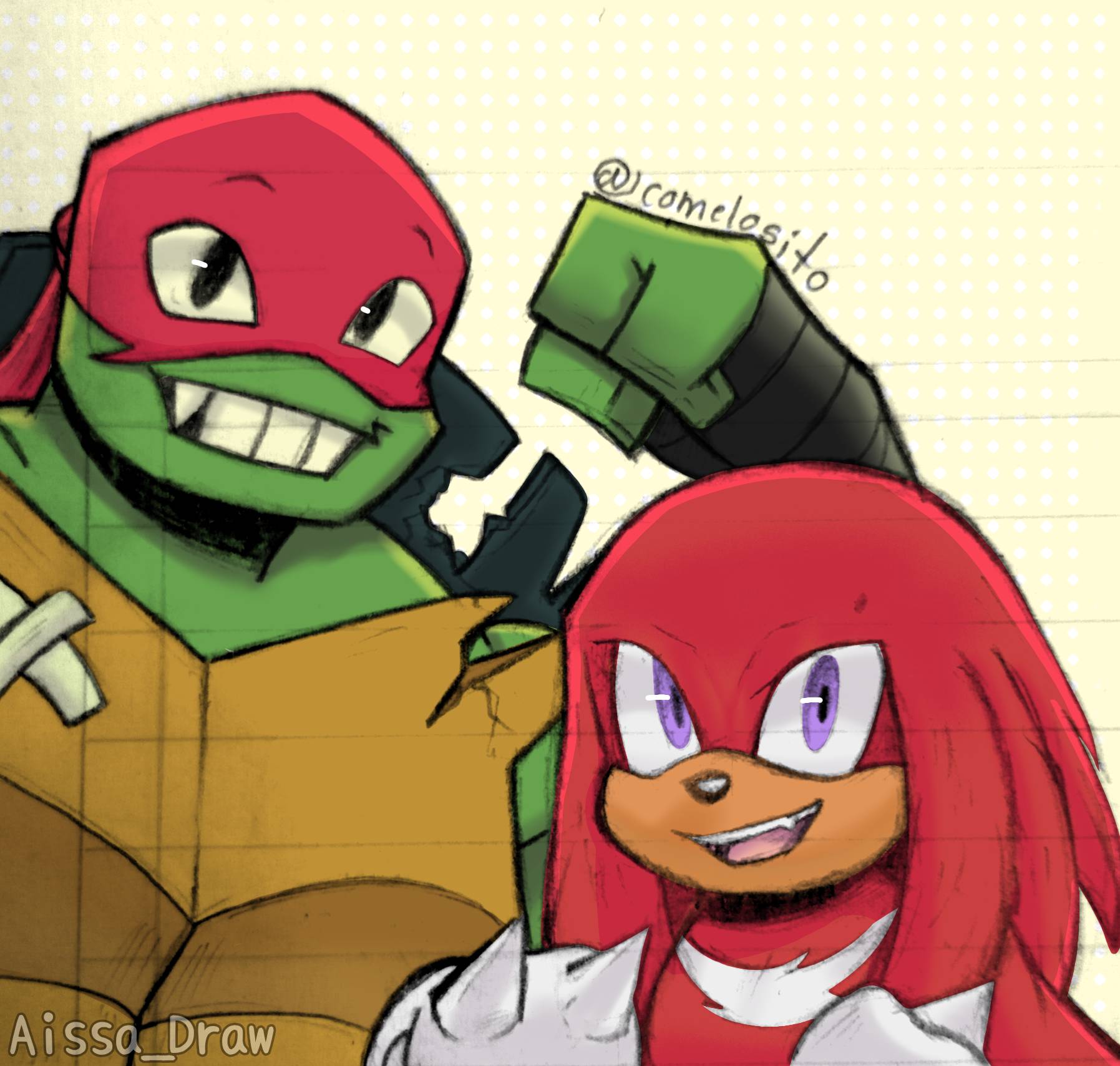 Rise!Raph and Knuckles Wachowski by Aissa78Draw on DeviantArt