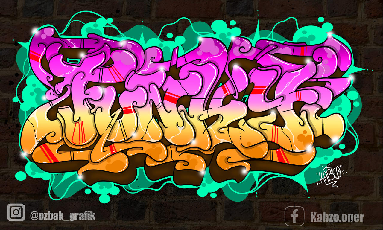 Funky Pattern Graphity Funky graffiti artwork by Kabzo one by Ozbak on DeviantArt