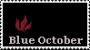 Blue October Stamp