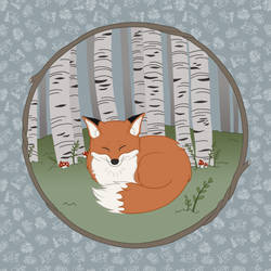 Little Fox in a Little Forest